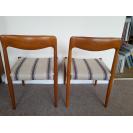 Pair of Danish Teak Dining Chairs